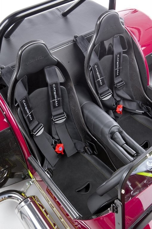 Organisateur D'espace De Siège Pour Caterham Seven (2014-2022) - Rangement Voiture Avec Porte-gobelets - Cuir Et Plastique