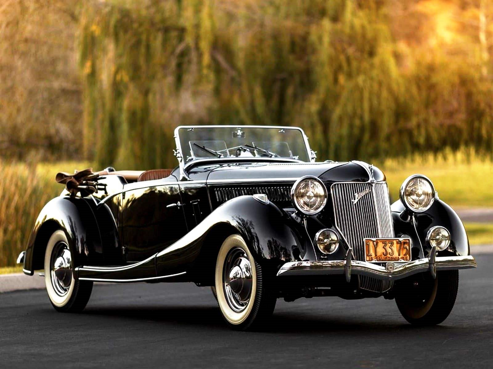 JENSEN-FORD TOURER (1936): A ELEGANTE UNIÃO ENTRE A FORÇA AMERICANA E A ARTE BRITÂNICA